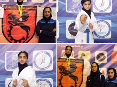روز دوم ليگ كاراته وان و چهار مدال رنگارنگ برای دختران مس رفسنجان